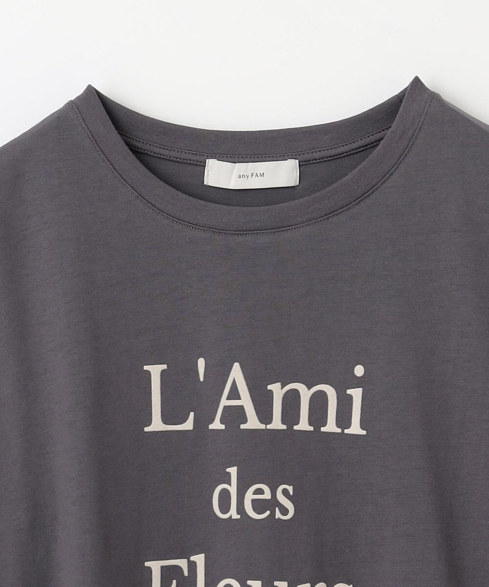 ANY 【洗濯機可】フロッキーロゴロングＴシャツ 