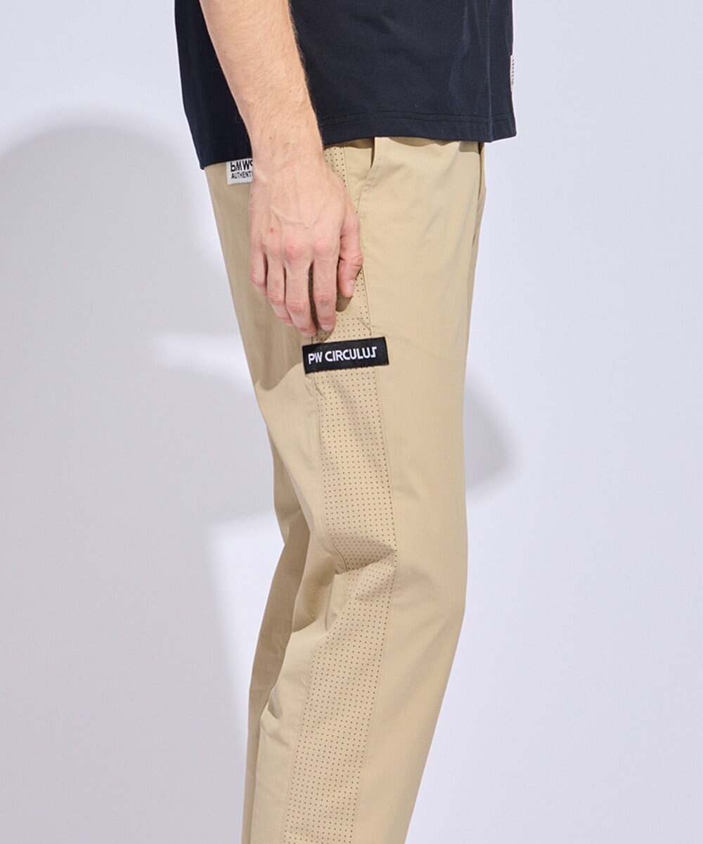 PW CIRCULUS 【MEN】サイドパンチング テーパードパンツ ゴルフ 