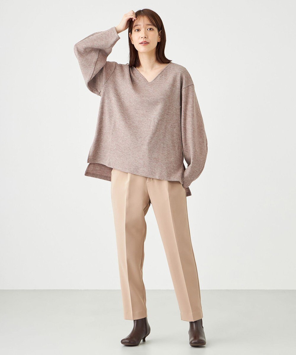 SHARE PARK LADIES 【洗える】ダブルクロスストレッチパンツ 