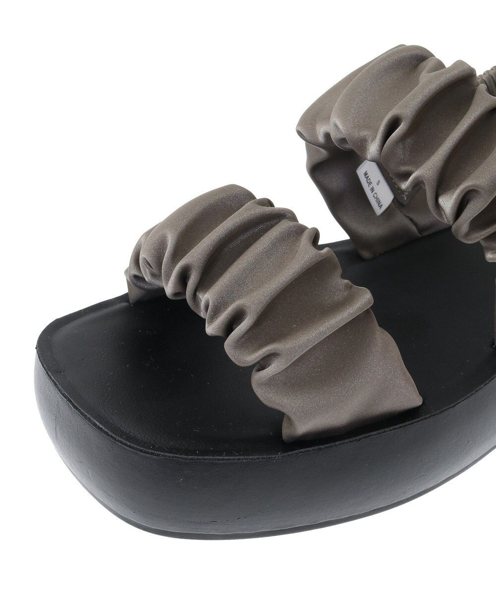 Green Parks ・ｒｉｃｈｂｌｕｅ　ギャザーアツゾコサンダル 