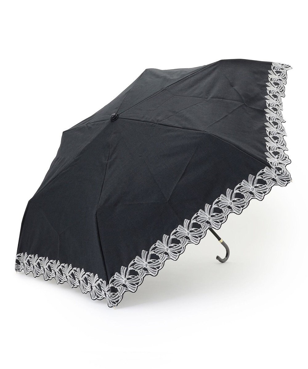 TOCCA 【晴雨兼用】DANCING RIBBON UMBRELLA 折り畳み傘 収納バッグ付き 