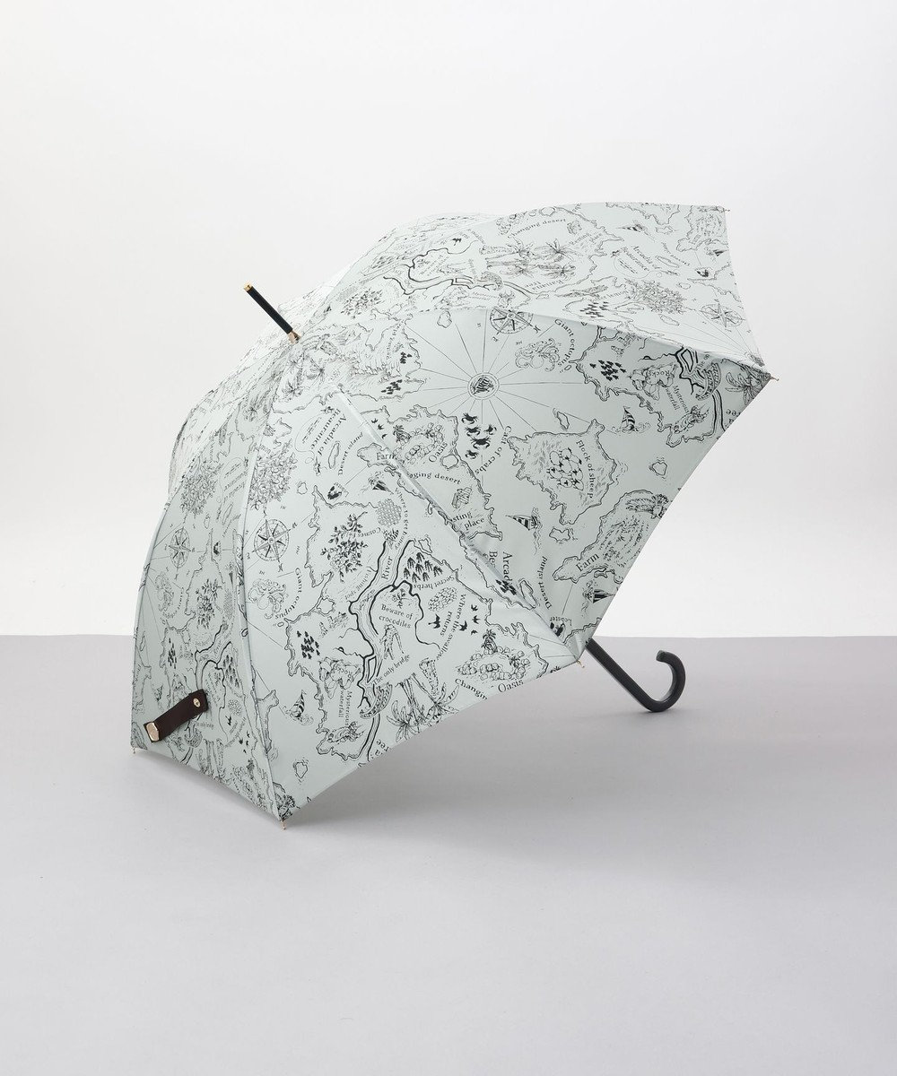 AURORA  Beaurance （ビューランス） オリジナルプリント雨傘（長傘） ミントグリーン