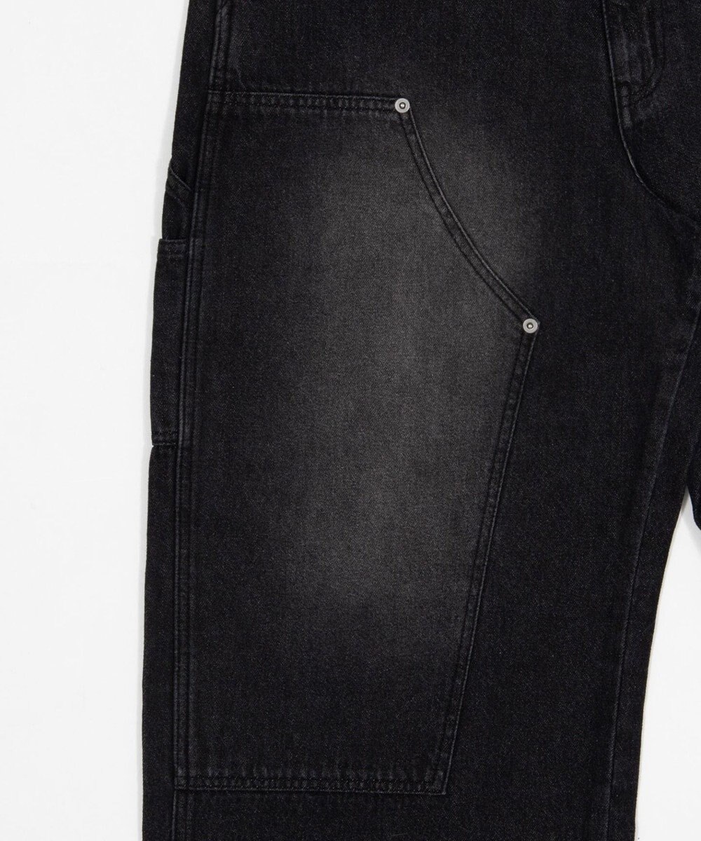 WEGO ワーカーズダブルニーデニムパンツ 