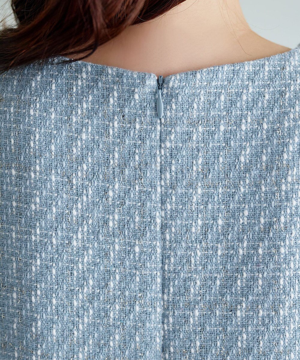 Tiaclasse ツイードAラインワンピース 