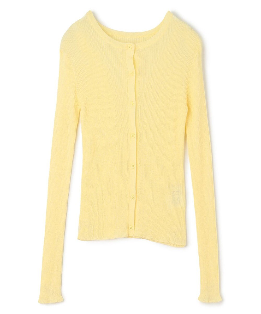 uncrave シアーニット カーディガン（uncrave WHITE） 