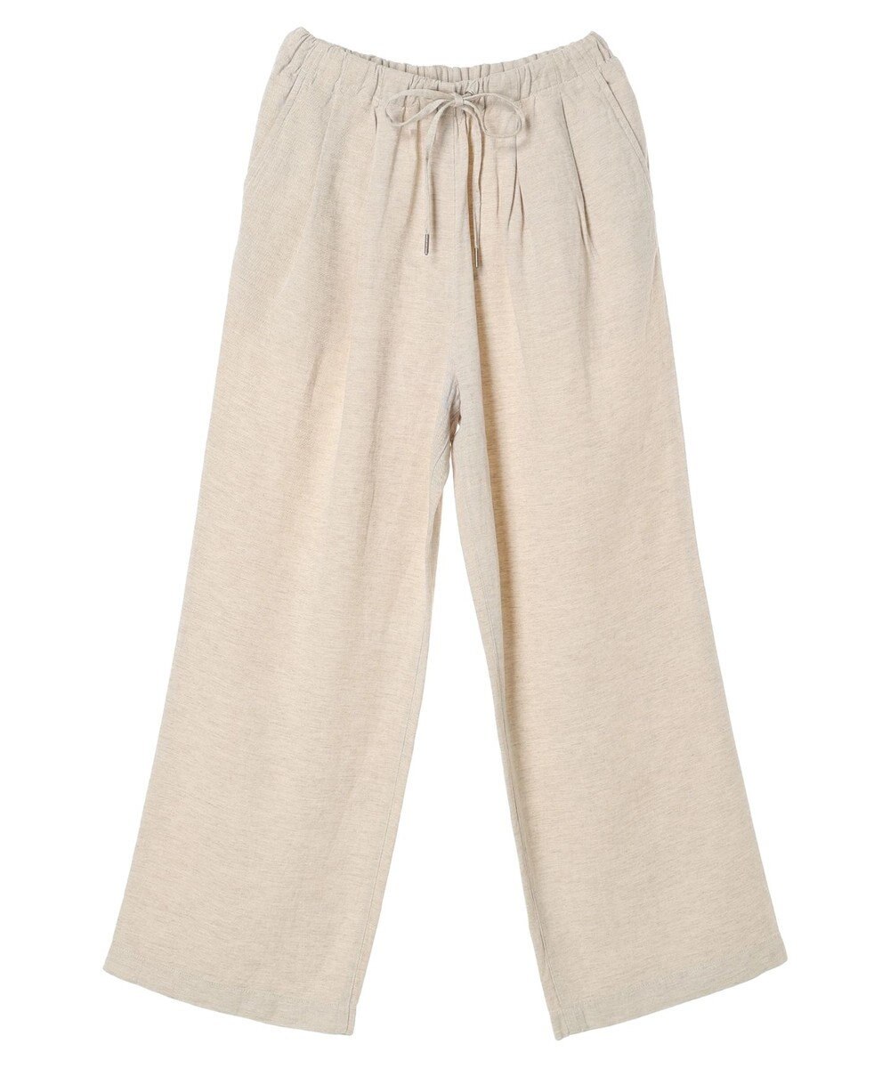 AMERICAN HOLIC 接触冷感リネンブレンドワイドパンツ 