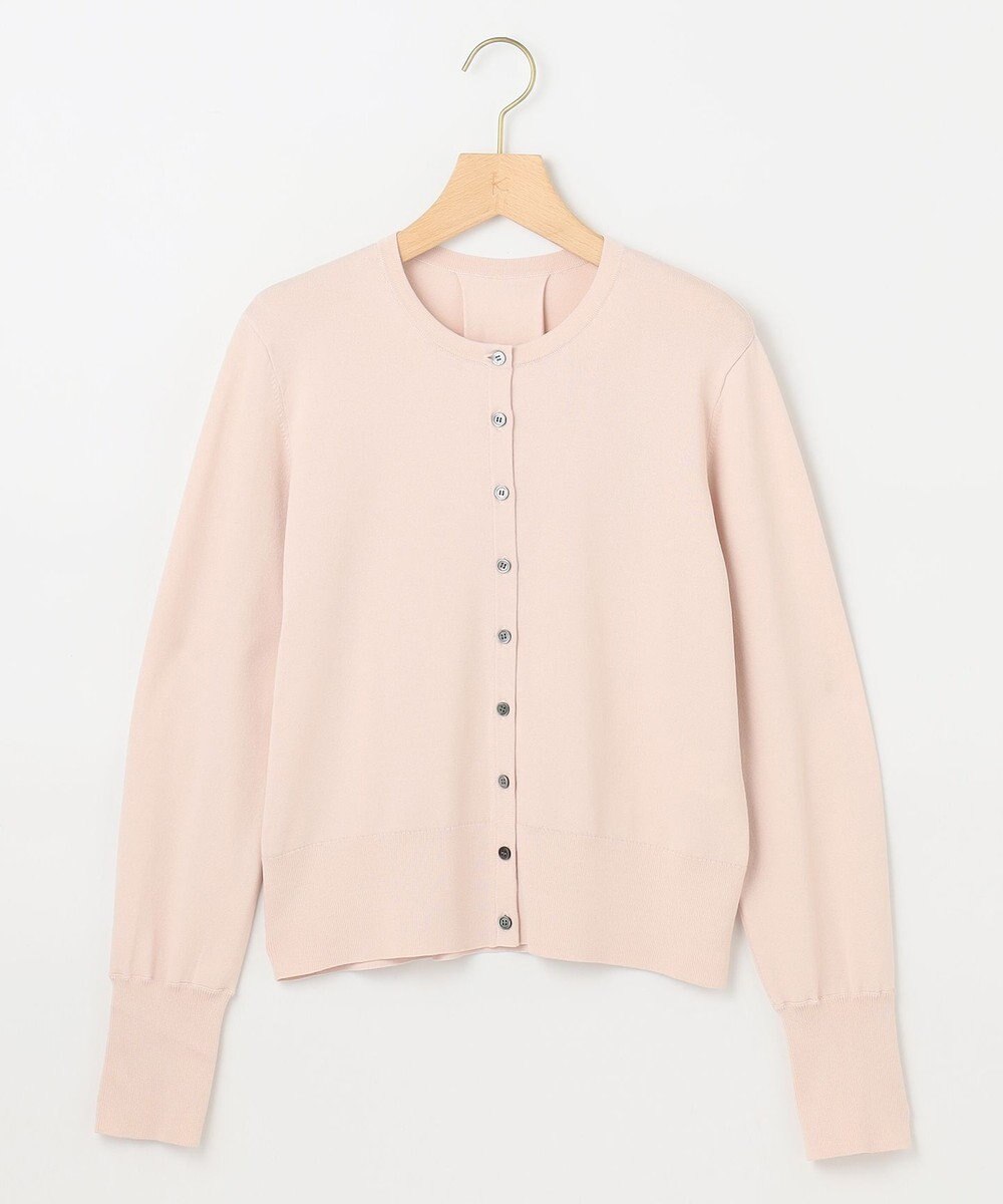 組曲 L 【6色展開・UVケア】クルーネックモダンカーディガン 