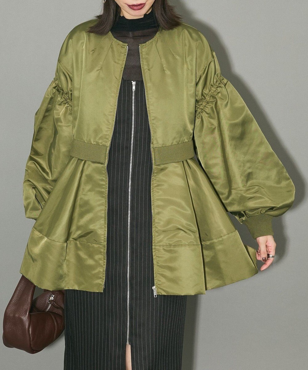 Green Parks ＭＡ－１ペプラムブルゾン 