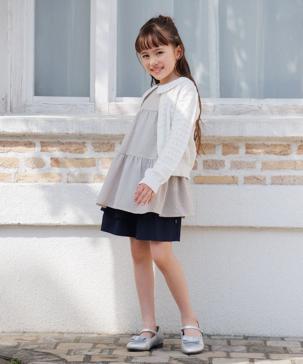 組曲 KIDS 【150-160㎝】ティアード チュニック 