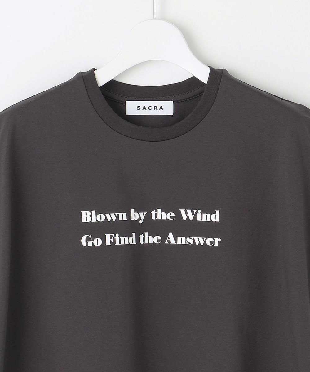 23区 【SACRA】フォールデッドライン ロゴカットソー 