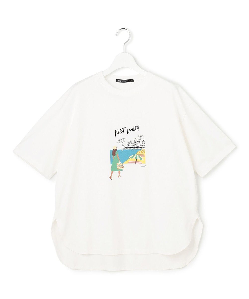 23区 L Lauren Rolwing コラボ グラフィックプリント リラクシー Tシャツ 