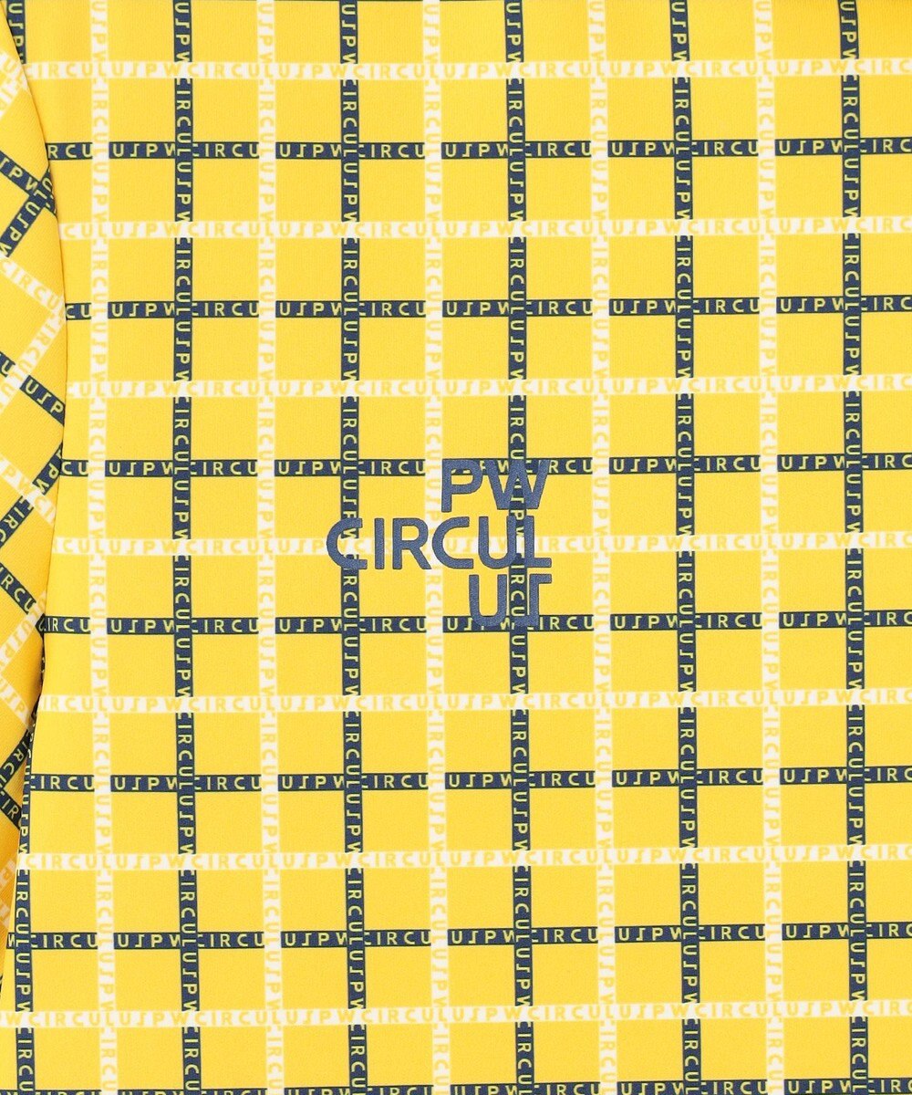 PW CIRCULUS 【UVカット / 吸水速乾 / 伸縮性抜群】【WOMEN】ＰＷロゴ＆チェックモックT ゴルフウェア レディース 