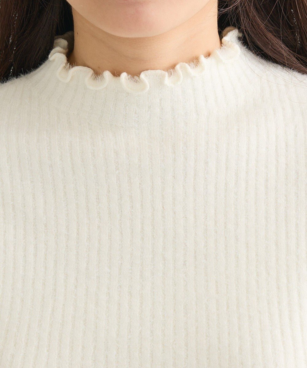 Green Parks ・ｓｗｉｎｇ　ｂｙ　ウラシャギーフレアスリーブニット 