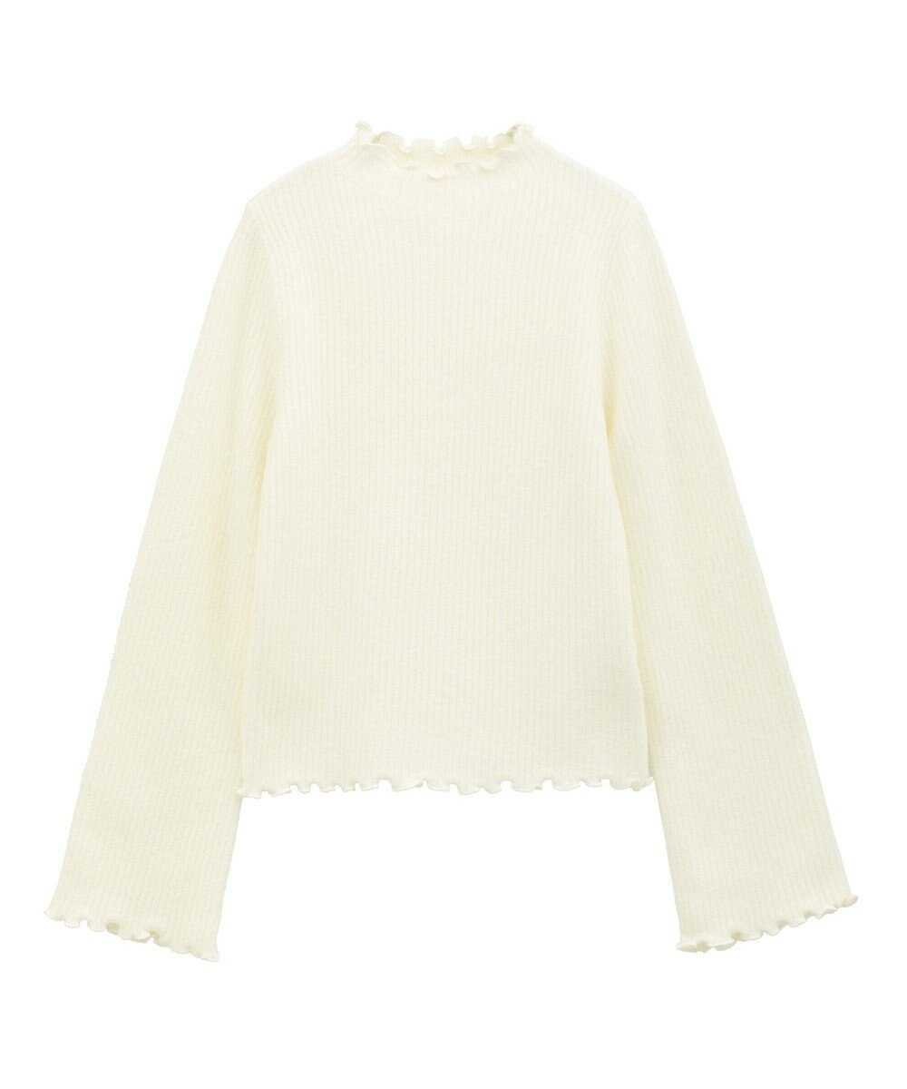 Green Parks ・ｓｗｉｎｇ　ｂｙ　ウラシャギーフレアスリーブニット 