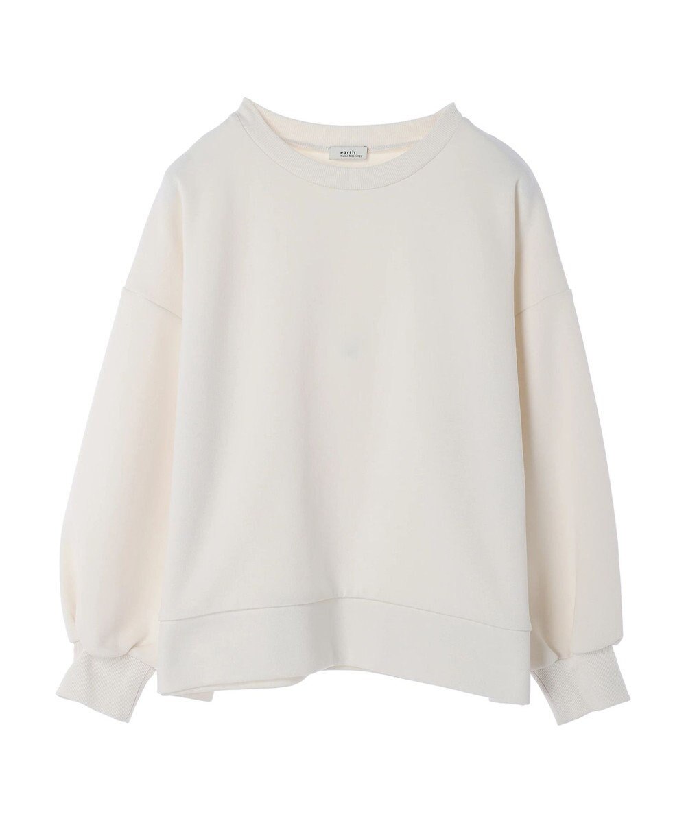 earth music&ecology サイドボタンダンボールプルオーバー 