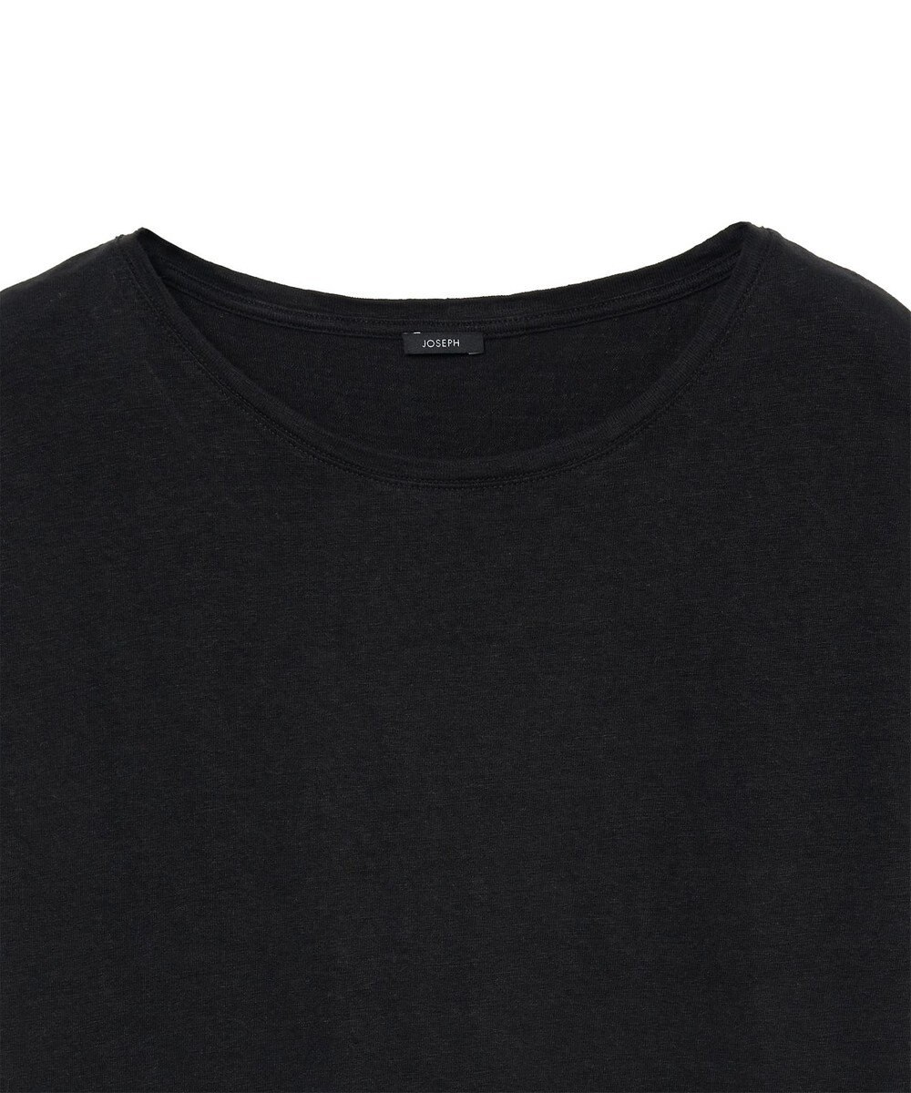 JOSEPH 【洗える】リネンジャージー　キャップスリーブトップス 