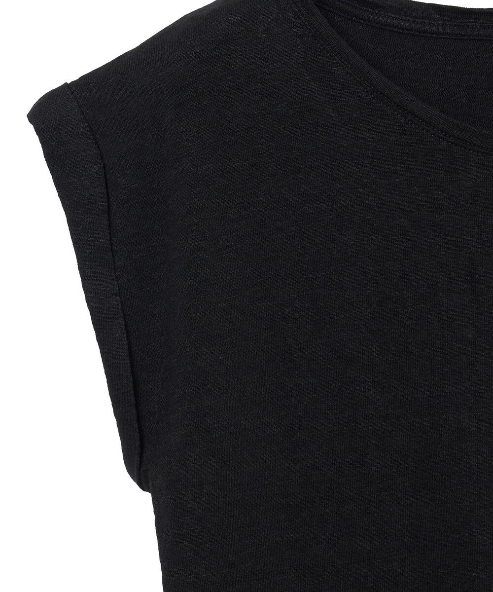 JOSEPH 【洗える】リネンジャージー　キャップスリーブトップス 