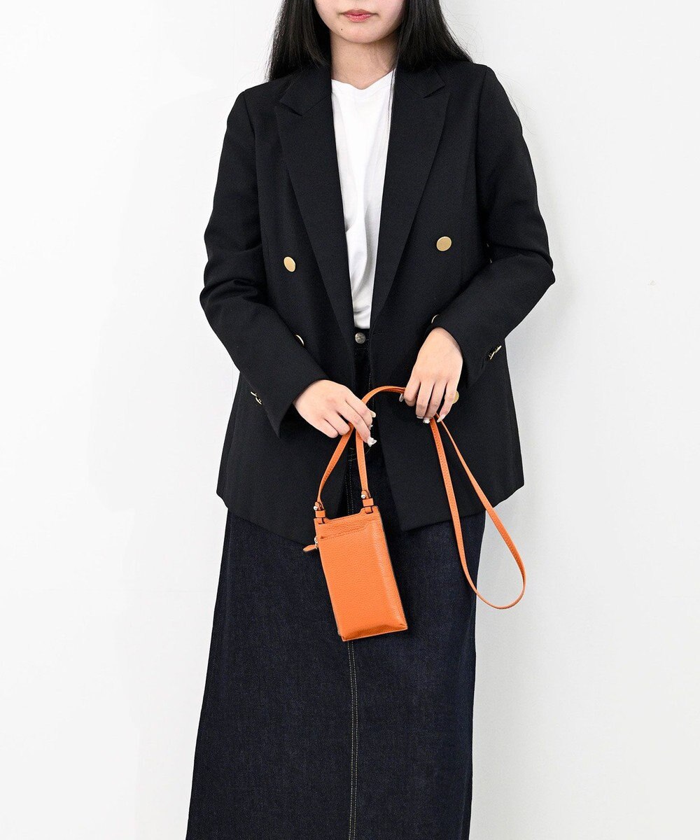 Atelier nuu 本革 スマホショルダー 