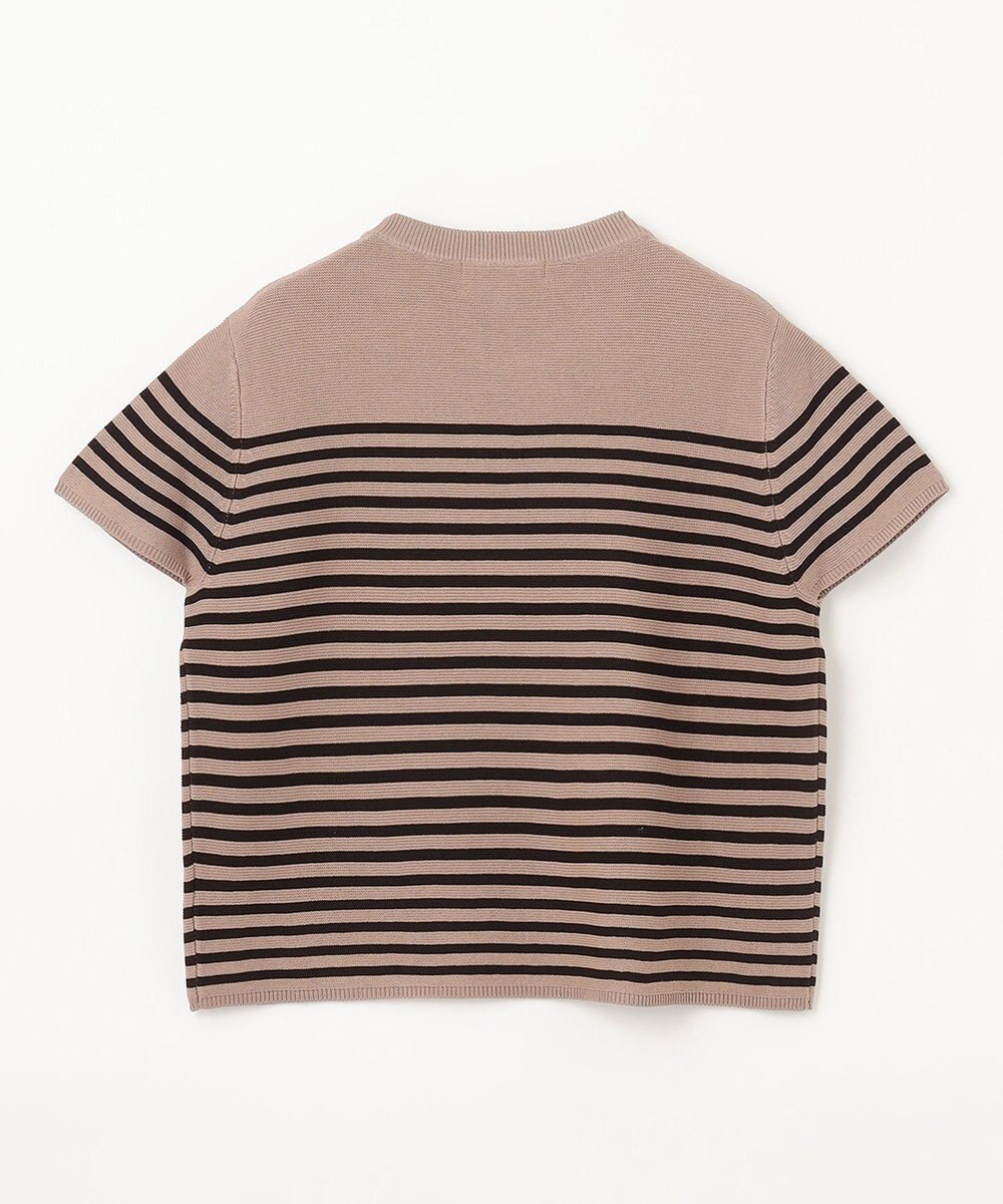 ANY クロップド丈ガーターニット 