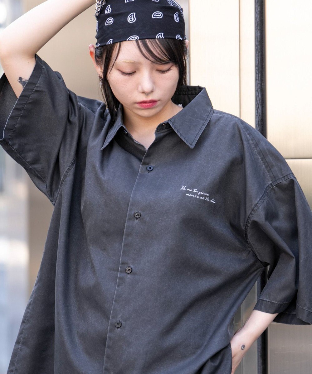 WEGO 【ユニセックス着用ITEM/吸収速乾】ピグメントDRYシャツ 