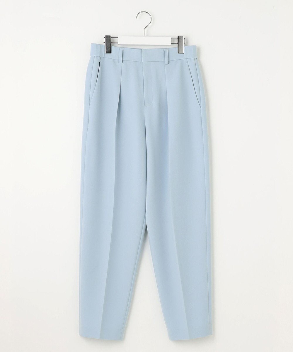 自由区 【洗える】オックスストレッチテーパード パンツ 