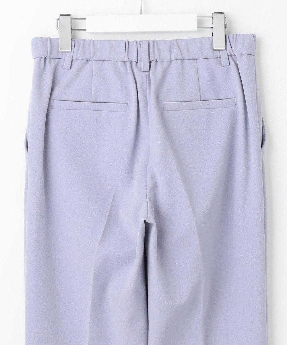 自由区 【撥水加工・洗える】TRギャバ裏起毛テーパード パンツ 