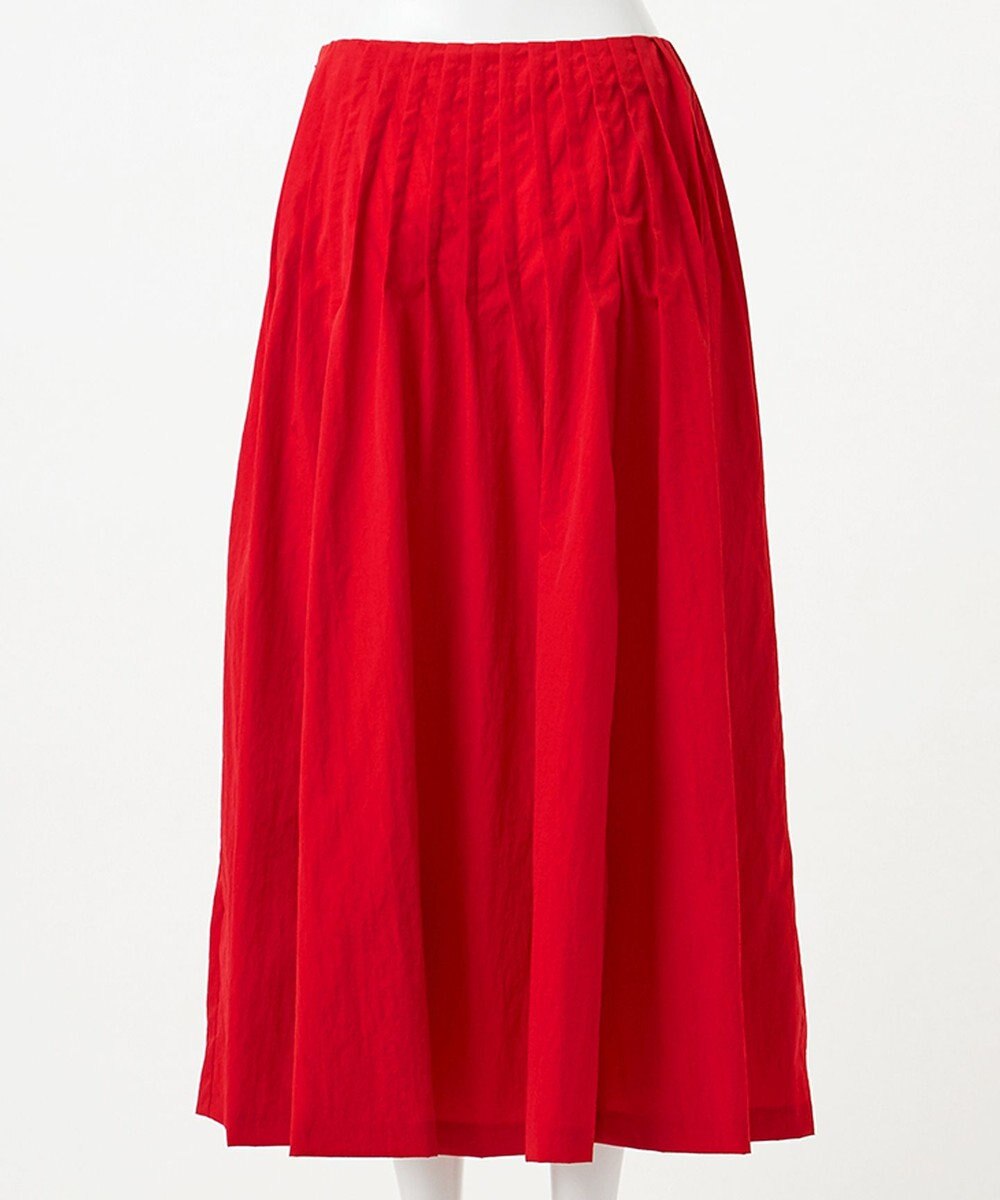 23区 【エステータ】エンシュクライト ピンタック フレアスカート 