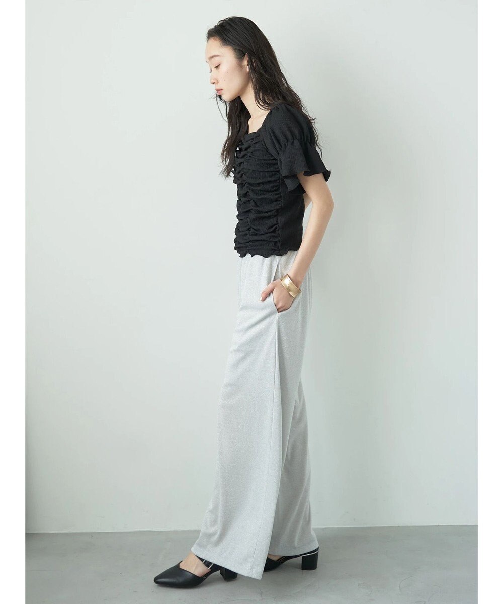 earth music&ecology カットシャーリングプルオーバー 