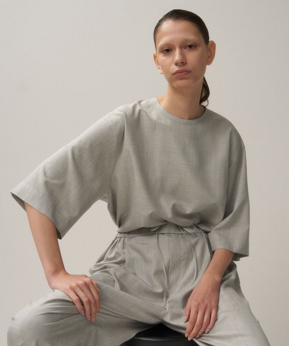 ATON SILK TROPICAL | ウォッシュドTシャツ 