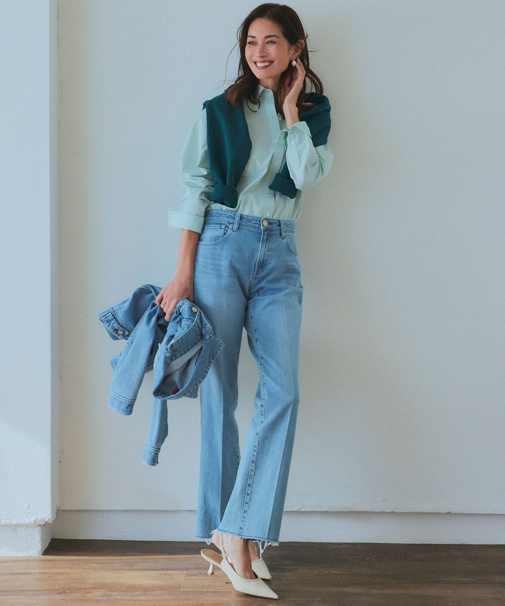 23区 【Oggi4月号掲載/洗える】CANCLINI ベーシック シャツ 