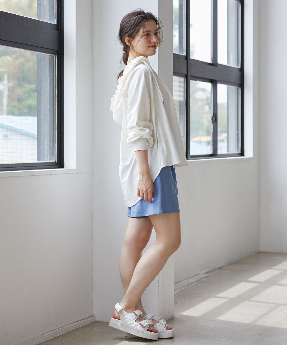 Feroux 【接触冷感・UVカット・吸水速乾】ラッシュガードハーフ パンツ 