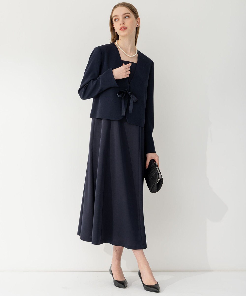 23区 S 【APPLAUDIR】クリアジョーゼット 3WAYコンパクトジャケット 