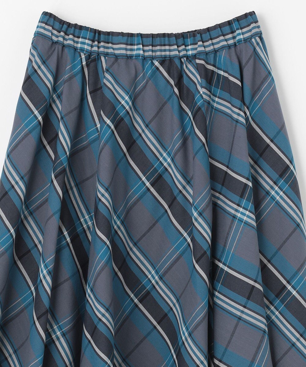 ANY 【ウエストゴム】マドラスチェック スカート 