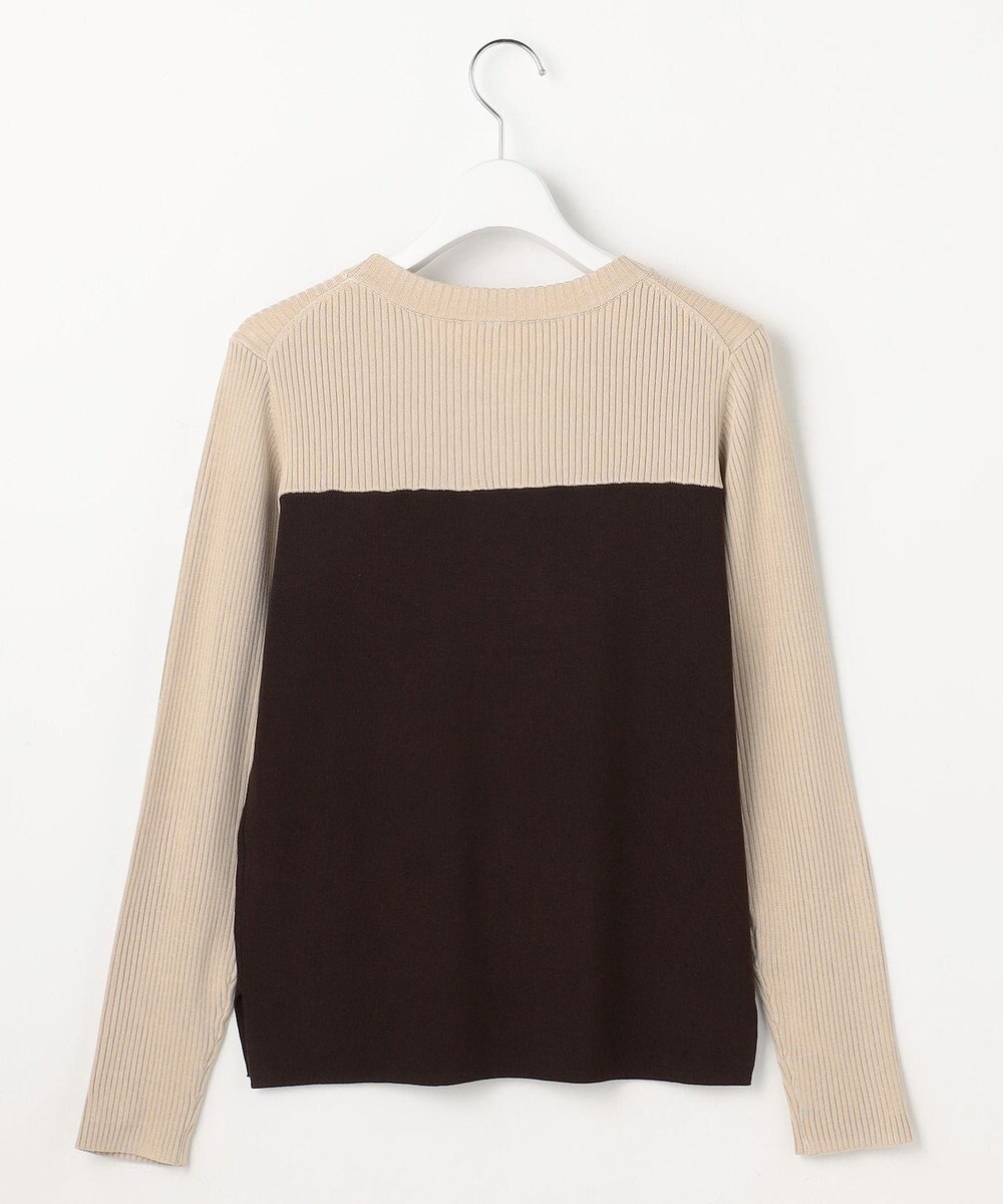 ANY SIS L ビスチェ風 長袖 ニット 