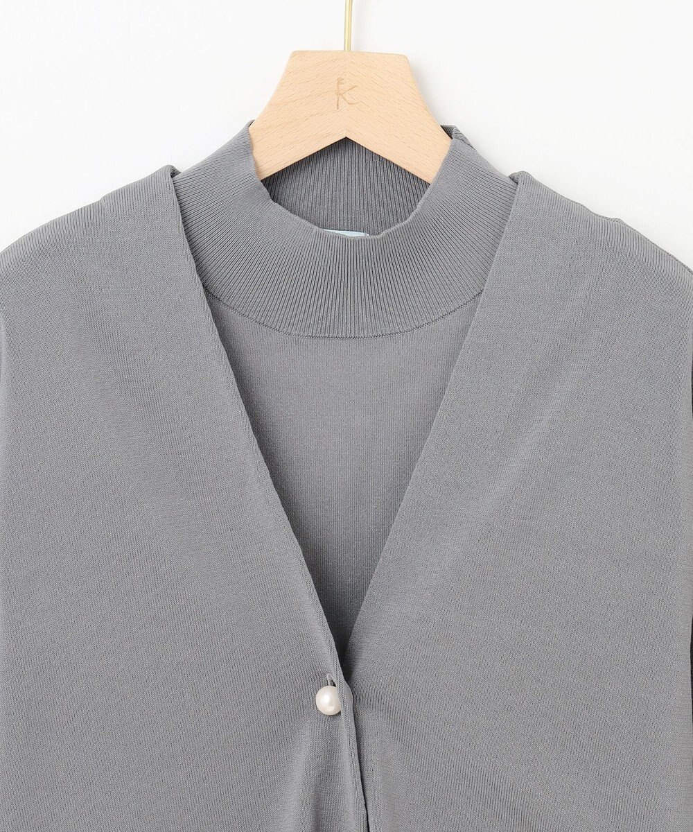 組曲 【2SET・WEB限定】パールボタン配色フリルツイン セット 