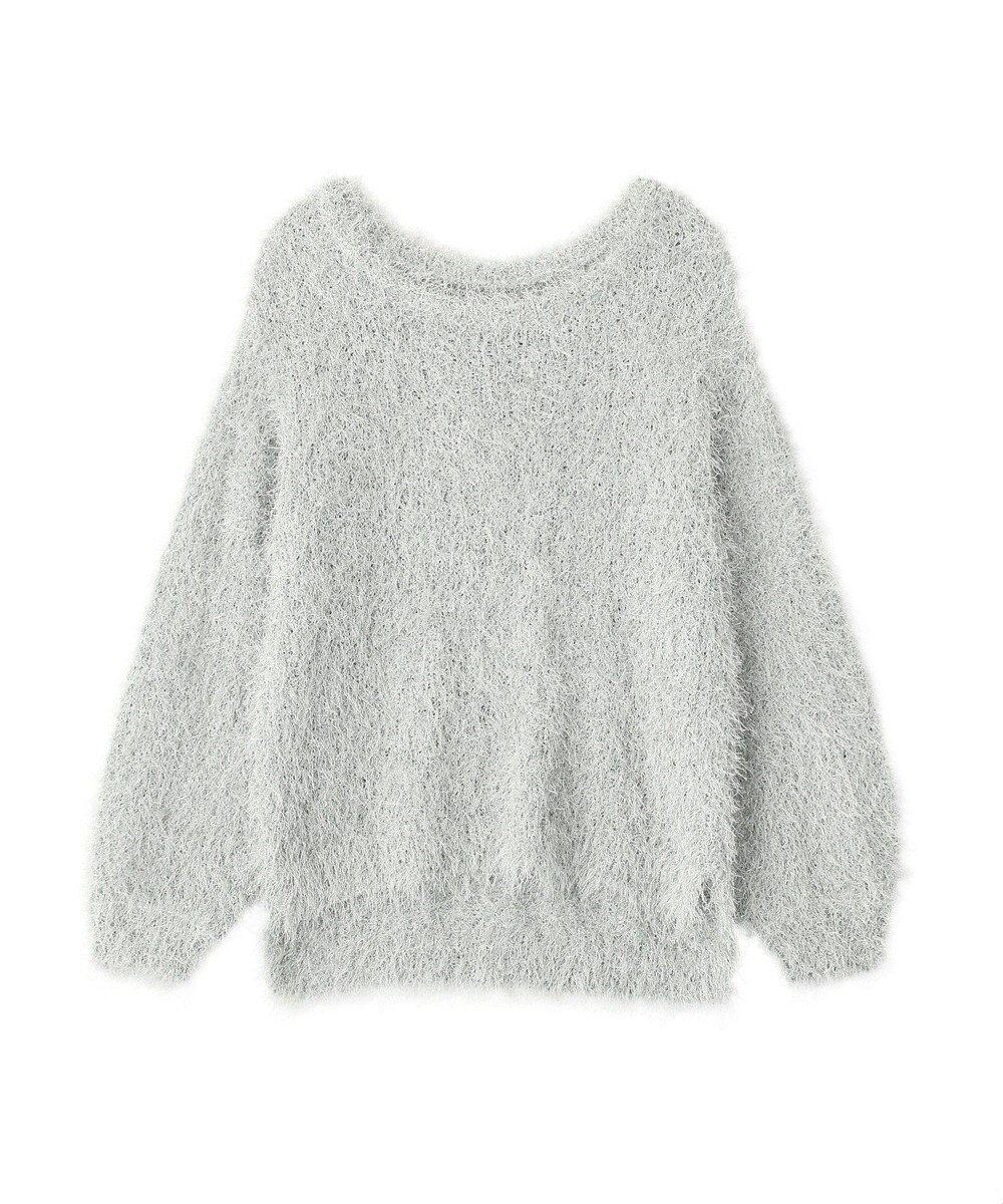 YECCA VECCA ラメ混シャギーニット 