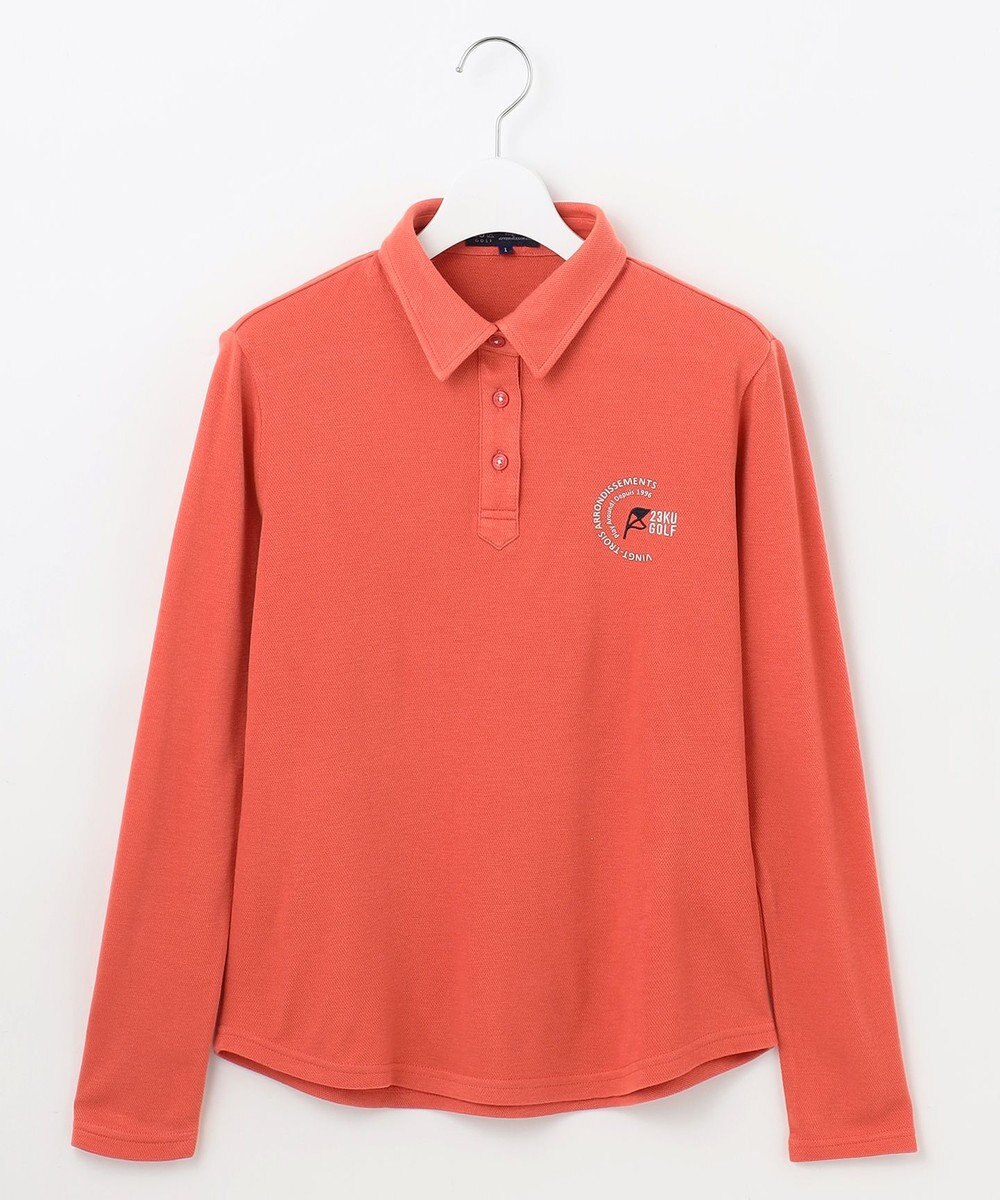 23区GOLF 【WOMEN】【吸湿発熱】グランサーモカノコ 裏起毛シャツ 