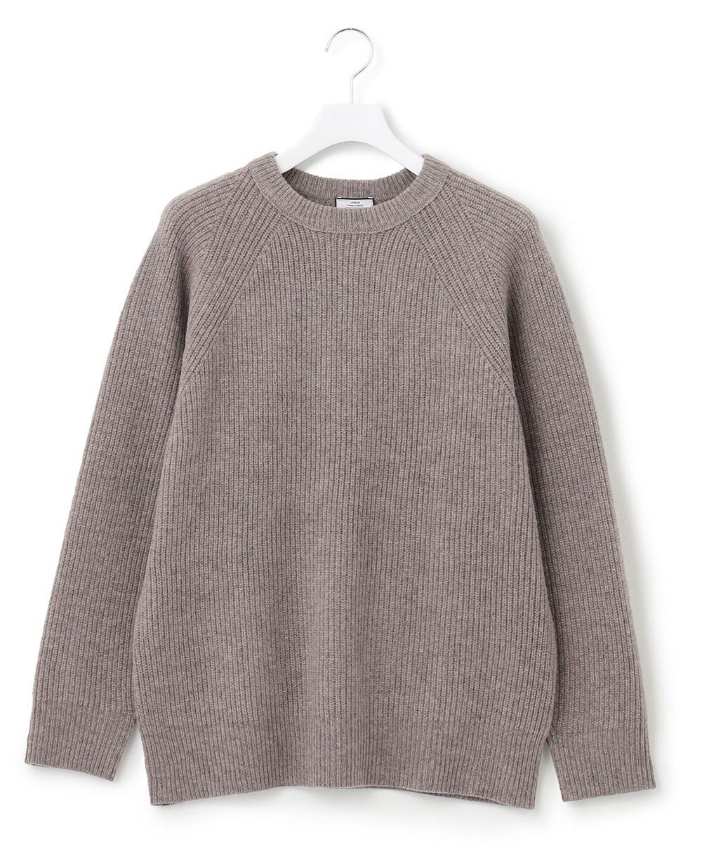 J.PRESS YORK STREET 【UNISEX】畦クループルオーバー ニット 