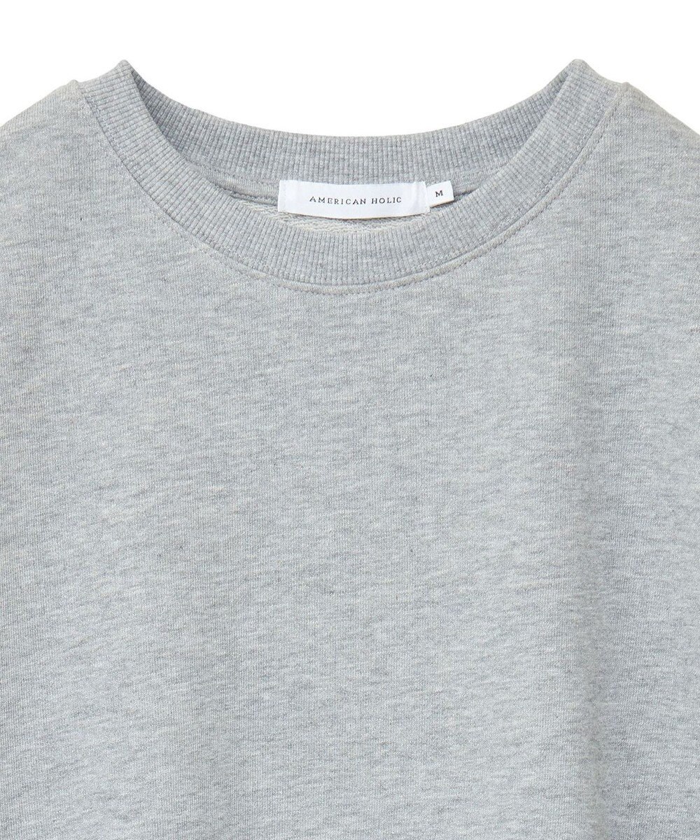 AMERICAN HOLIC ミニ裏毛タックスリーブショートプルオーバー2 