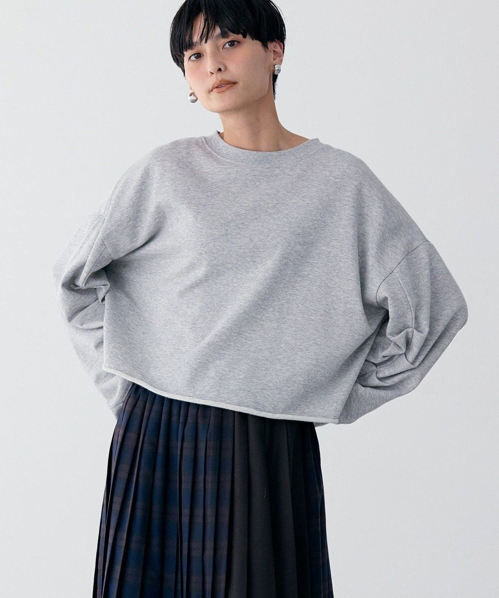 AMERICAN HOLIC ミニ裏毛タックスリーブショートプルオーバー2 