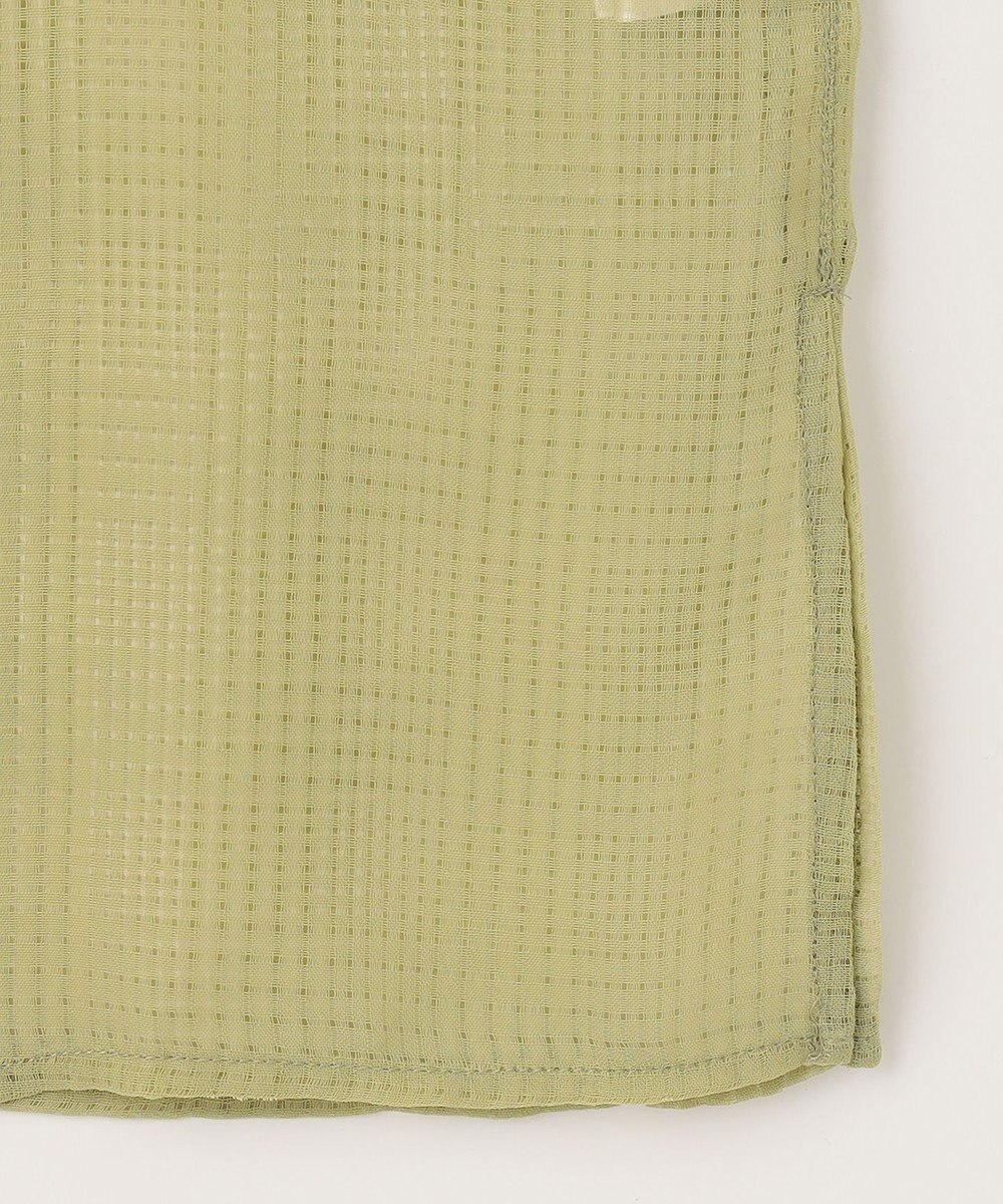 Feroux シアーチェック ブラウス 