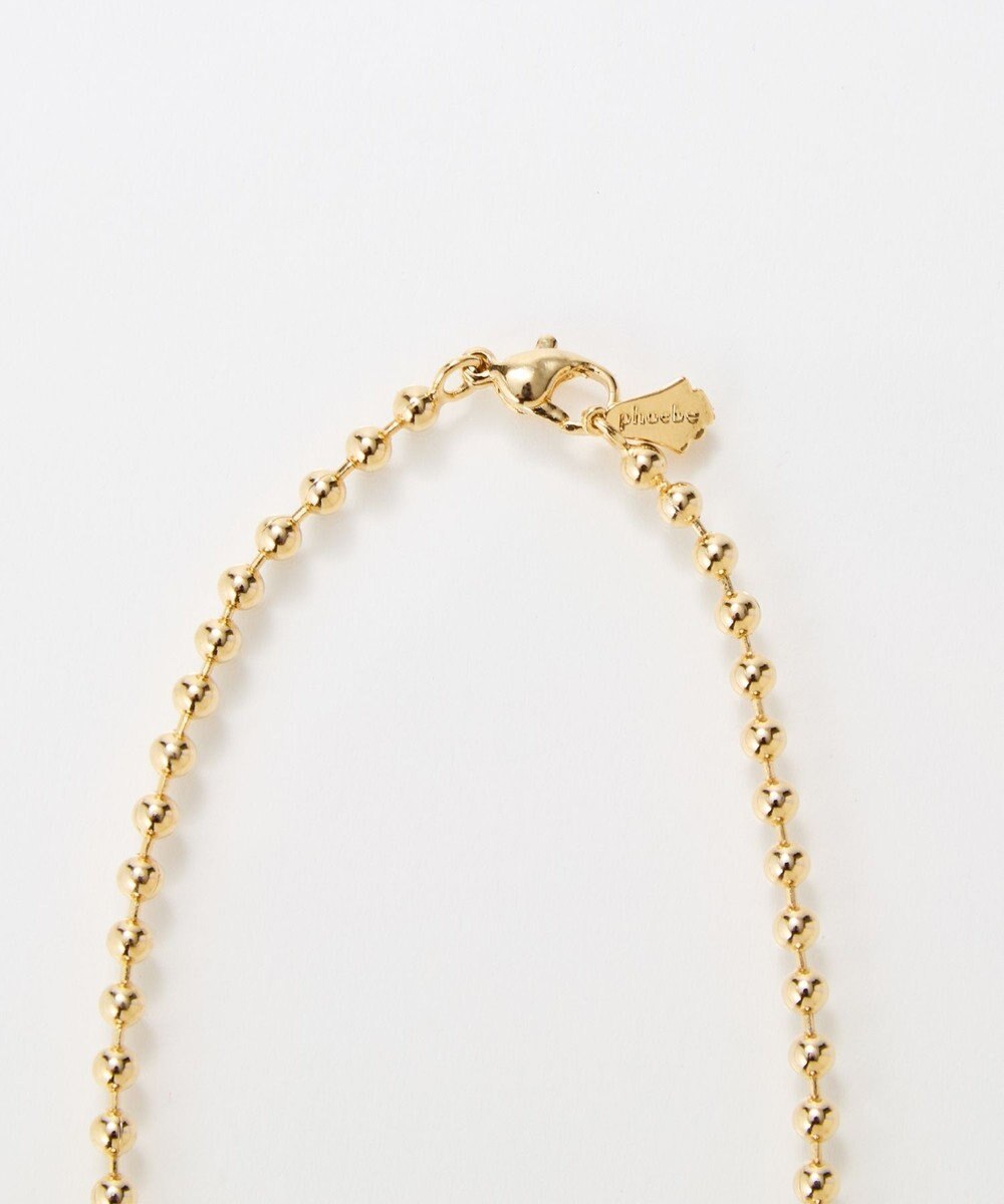 Phoebe 【金属アレルギー対応】ドットラインチョーカー　ゴールド/ニッケルフリー/41.5cm 