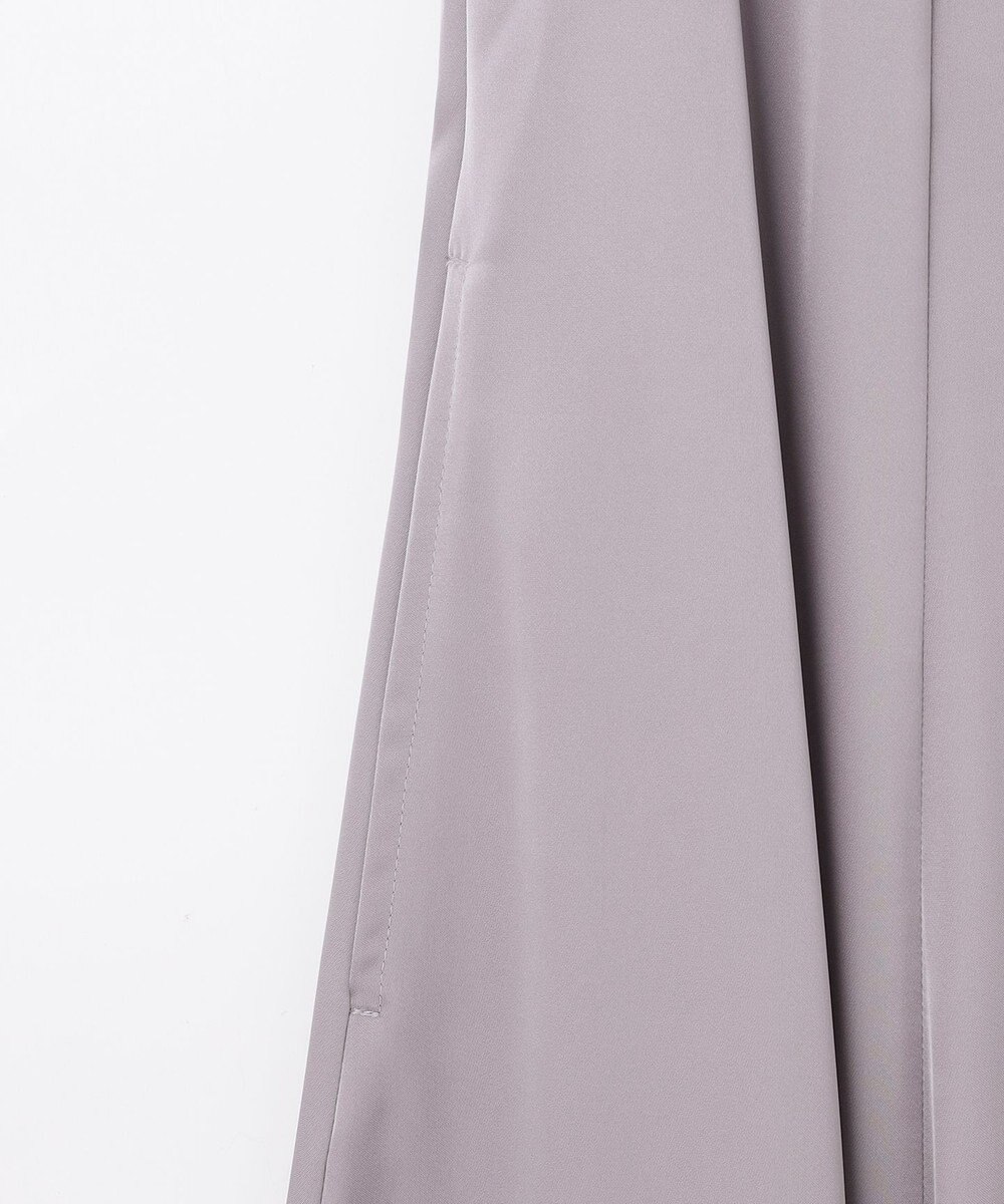 GRACE CONTINENTAL サテンフレアドレスパンツ 