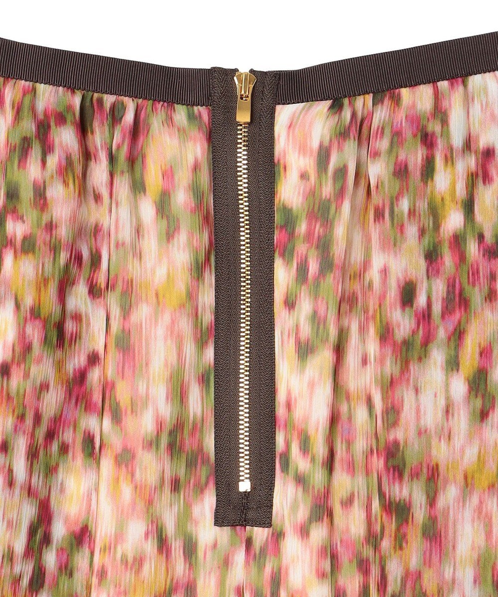 BEIGE， 【洗える】BORONIA / フラワーシフォンロングスカート 