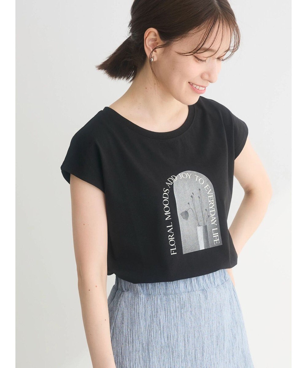 Green Parks フラワーフォトコンパクトプルオーバー 