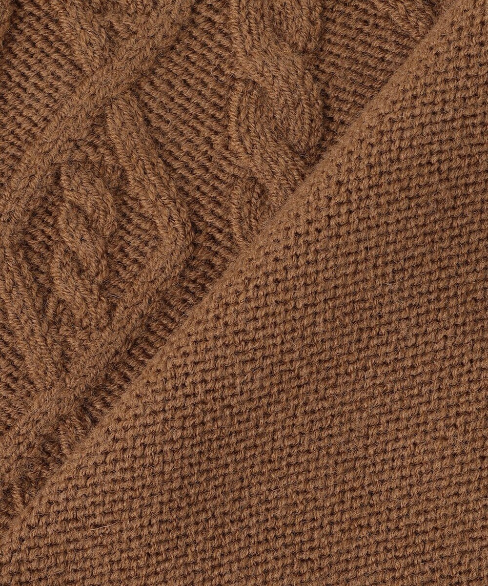 J.PRESS LADIES L 【WEB限定・洗える】 EIGER CORD 求心編み ニット 