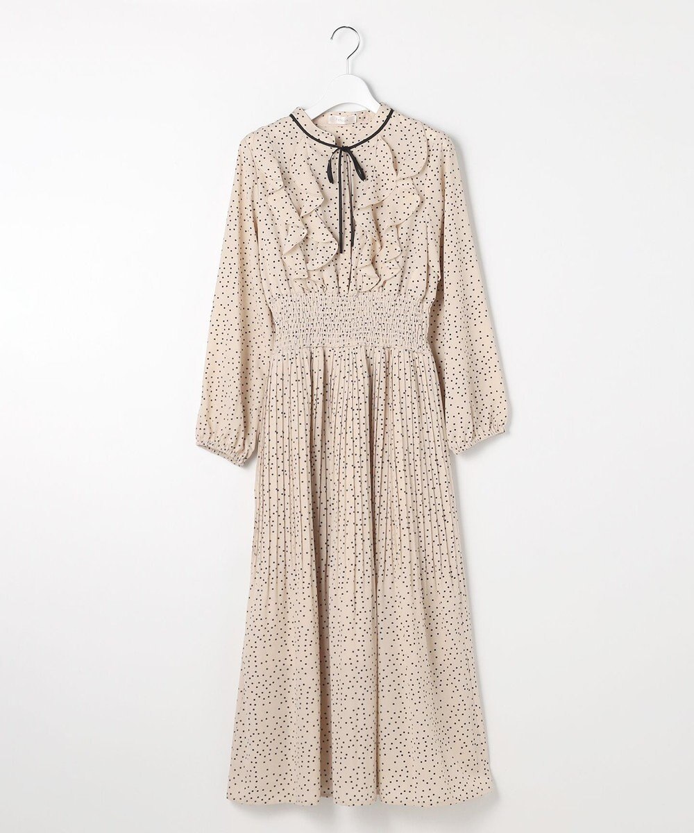 Feroux ウエストシャーリングラッフル ワンピース 