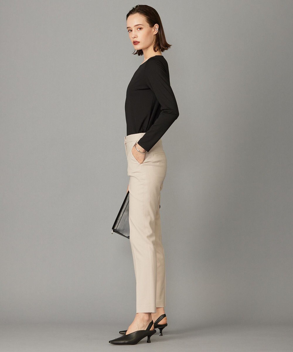 ICB 【セットアップ対応】ウールストレッチ テーパードパンツ 