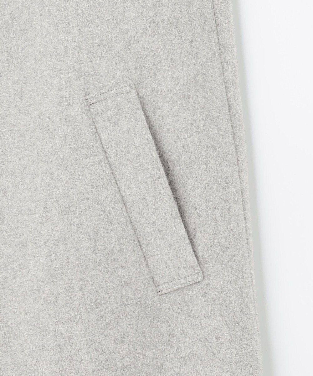 J.PRESS LADIES S ショートビーバー ロング丈 ステンカラー コート 