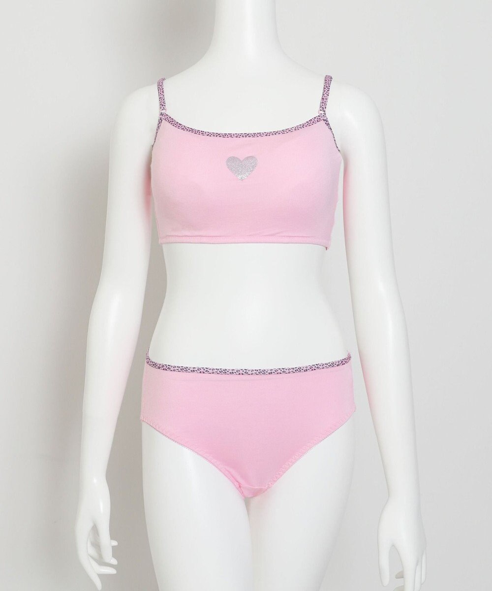 WEGO 【ブラトップ＆ショーツセット】Liliane　Ciel　レオパードハート 